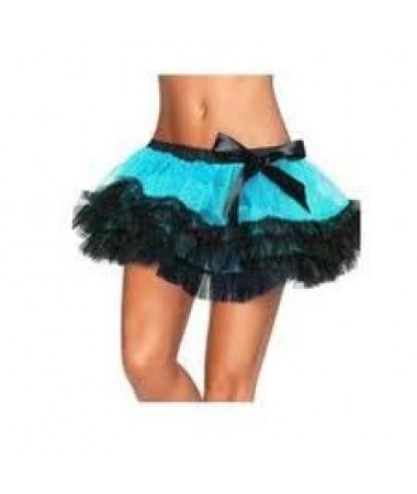 Blue and Black Petticoat skirt ADULT HIRE